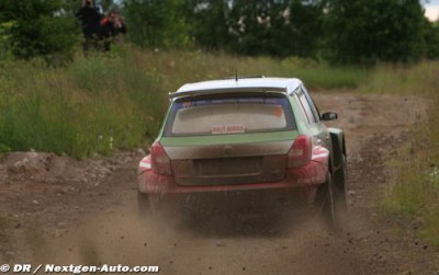 Hänninen fastest, Meeke leads