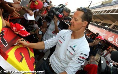 Schumacher comprend la déception de ses fans