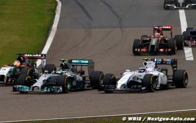 Mercedes&nbsp;: Rosberg a eu de la chance de pouvoir terminer en Chine