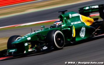 Will Stevens aux essais de Silverstone pour Caterham