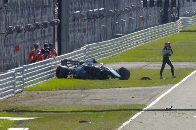 Kubica a eu un accident avant même un tour chronométré