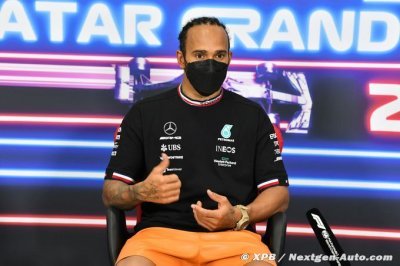 Hamilton n’a pas encore eu besoin d’essayer la F1 2022 en simulateur