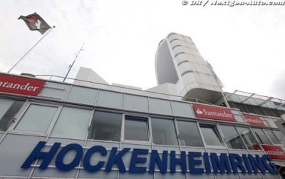Sunny skies at Hockenheim on Sunday morning