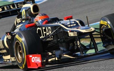 Barcelona test finishes early for Lotus F1 Team