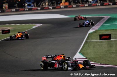 2e au Qatar, Verstappen n’avait pas le rythme pour revenir sur Hamilton 