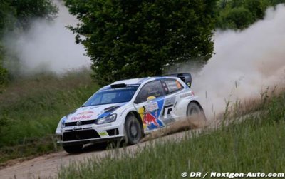 Volkswagen prepared for battle at the rally classic in Wales