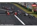 Les Formule 1 plus rapides d'une demi-seconde en moyenne cette année