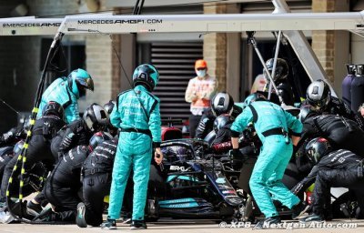 Mercedes F1 regrette de ne pas avoir arrêté Hamilton tôt à Austin
