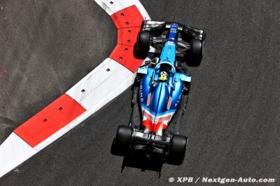 Alpine F1 retrouve le top 10 lors des essais libres à Bakou