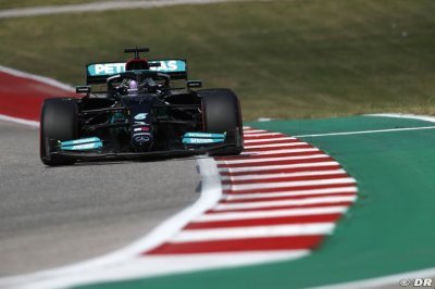 Mercedes F1 ne s’alarme pas de son déficit de rythme face à Red Bull