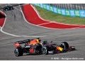 Verstappen ne s'est pas mis en danger pendant la course à Austin