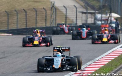 Perez&nbsp;: La Force India VJM08 progresse peu à peu