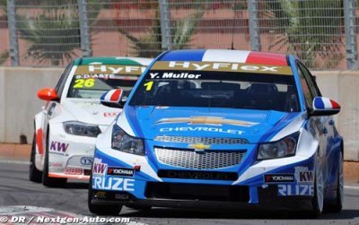 Yvan Muller avec Tom Chilton chez RML