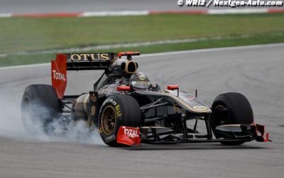 Premier podium de Nick Heidfeld pour Renault