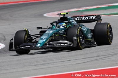 Alonso est satisfait des évolutions de l’Aston Martin F1 