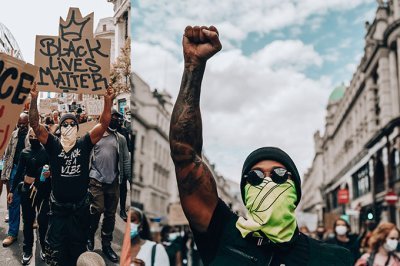 Hamilton a manifesté incognito dans Londres pour le mouvement Black Lives Matter