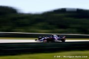 Albon a attaqué avec sa Toro Rosso, Kvyat frustré par Russell
