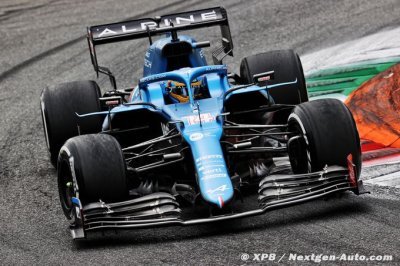 Douche froide pour Alpine F1 dans le Temple de la Vitesse