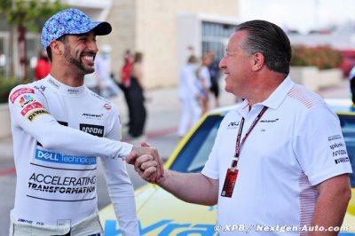 Brown&nbsp;: Le ’nouveau départ’ de 2022, une chance pour Ricciardo