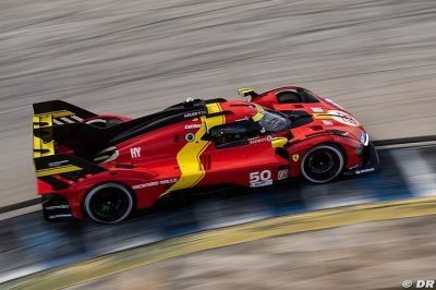 La Ferrari 499P prépare la saison 2023 du WEC à Sebring