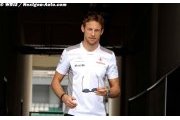 Button confiant et très impatient de rouler à Spa