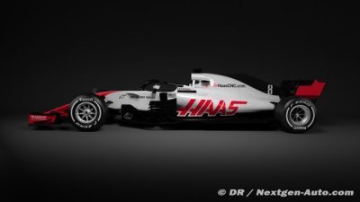 La Haas VF-18 est une évolution de la VF-17