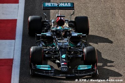 Hamilton content des progrès de sa Mercedes F1 à Abu Dhabi