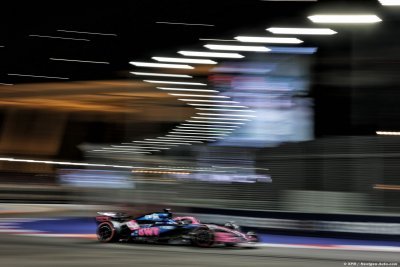 Alpine F1 souffre encore plus avec les bosses de Singapour