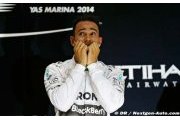 Pas d'excès pour Hamilton qui fera la fête 'plus tard'