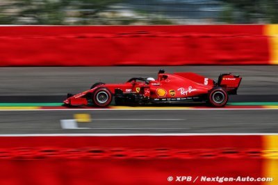 Vettel&nbsp;: La septième ligne est le ’vrai niveau’ de Ferrari à Spa