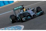 Hamilton very encouraged by first day