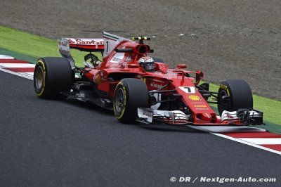 Cinq places de pénalité pour Kimi Raikkonen