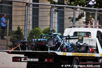 Stroll avait la bonne stratégie... avant son accident à Bakou