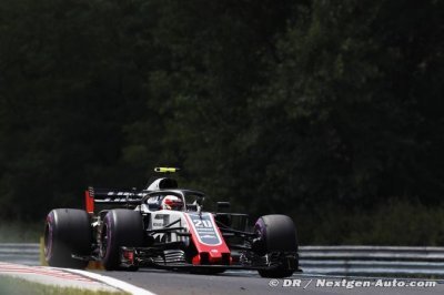 Les deux pilotes Haas dans les points avant la pause estivale