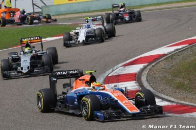 Manor racing with Sauber, Renault - Wehrlein