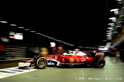 Ferrari change le moteur et la boîte sur la monoplace de Vettel
