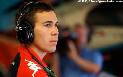 Robert Wickens makes his F1 testing debut in Vairano