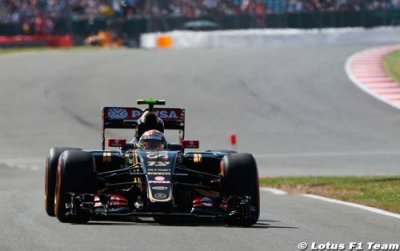 Grosjean a peu roulé aujourd’hui...