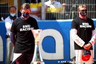 Verstappen réitère son soutien à la lutte contre le racisme 