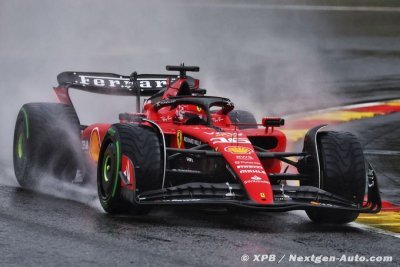 Comment Leclerc a repris ’confiance’ sur piste séchante à Spa