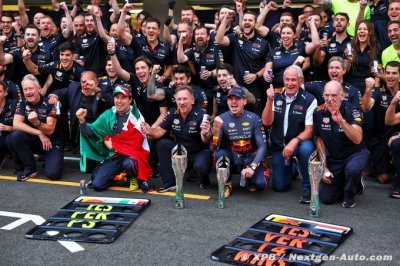14 victoires, 416 points, cela souligne ’une saison incroyable’ selon Verstappen