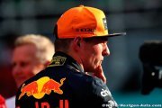 Verstappen présente ses excuses officielles après son dérapage verbal d'Austin