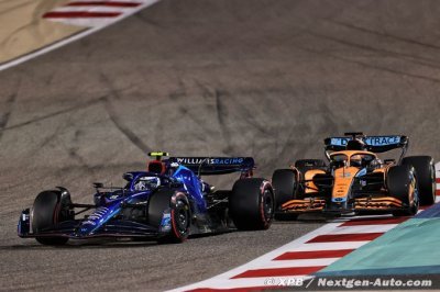 Débuts encourageants pour Albon, alarmants pour Latifi chez Williams F1