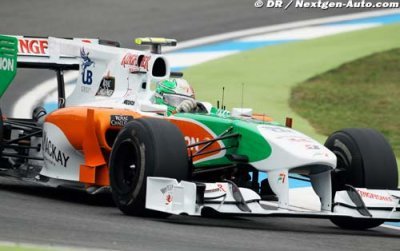 Force India reçoit un avertissement