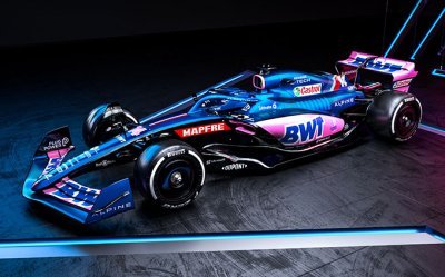 Alpine F1 présente la livrée... rose et bleue de son A522 !