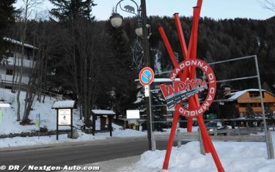 Ferrari démarre sa semaine au ski à Madonna di Campiglio
