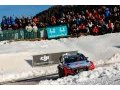 Trois Hyundai i20 WRC Nouvelle Génération sur la neige suédoise