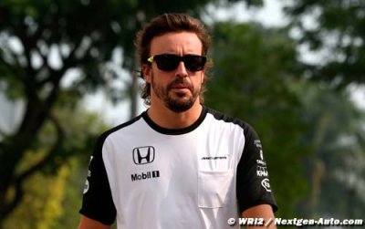 Alonso espère des F1 bien plus rapides en 2017