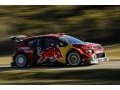 The Citroën C3 WRC heads for the clouds