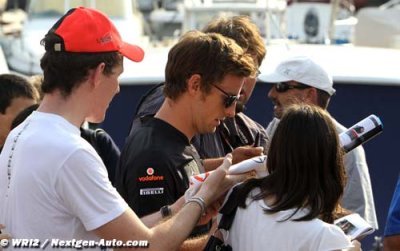 Button nearly hurt amid Monaco paddock chaos